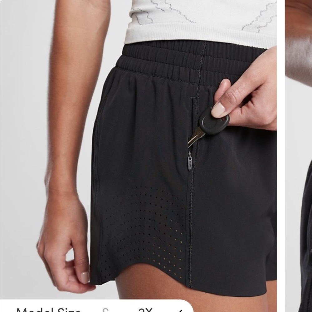 Athleta black shorts
